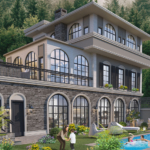 azure villas resadiye dis mimari 2 Where Dreams Meet Reality – Find Your Perfect Residence. Nexonya Azure Villas: Luxury Living Amidst Nature